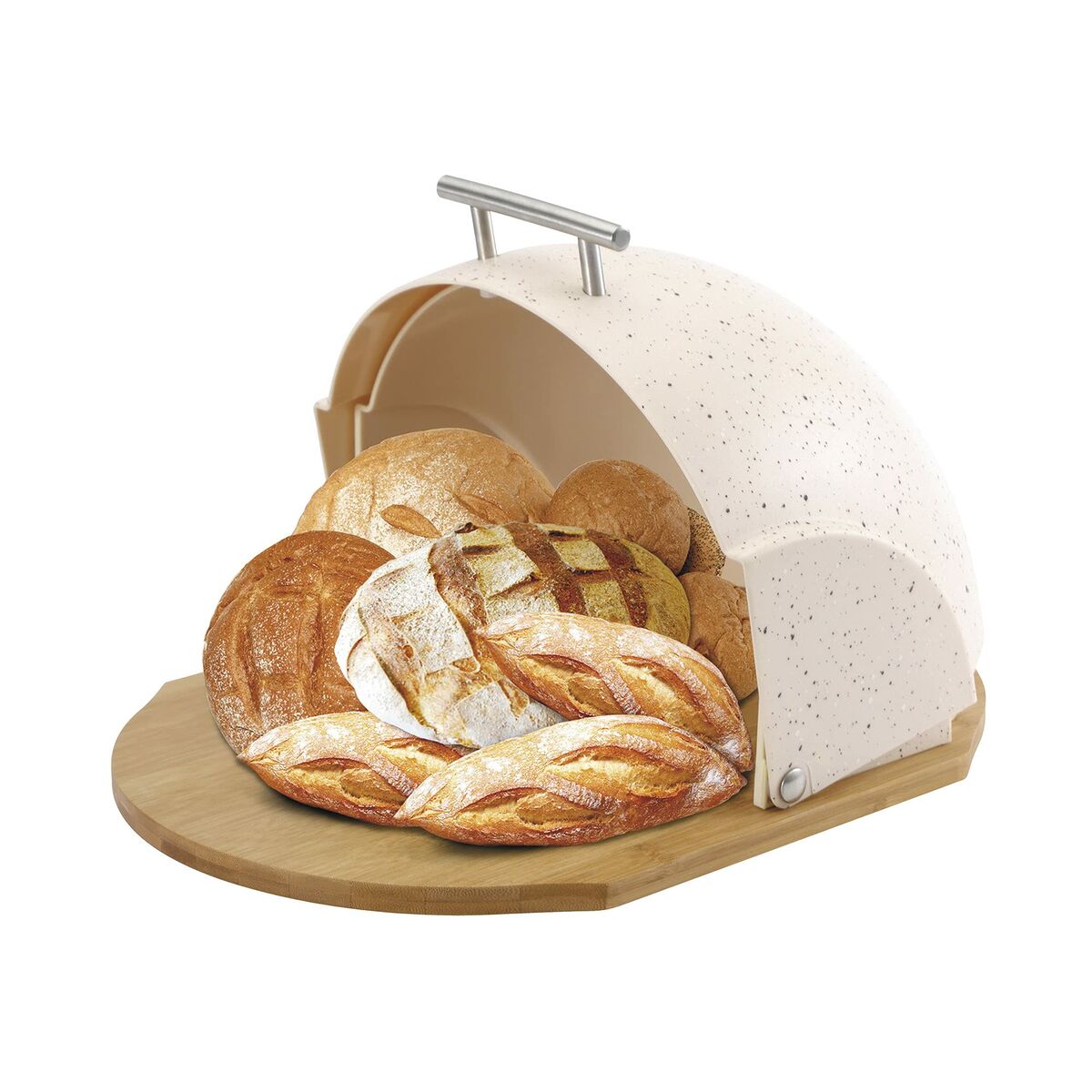 Bread maker Feel Maestro MR-1678 Beige Silver Wooden Plastic 1 Items 27.5 x 21 x 37.5 cm-2