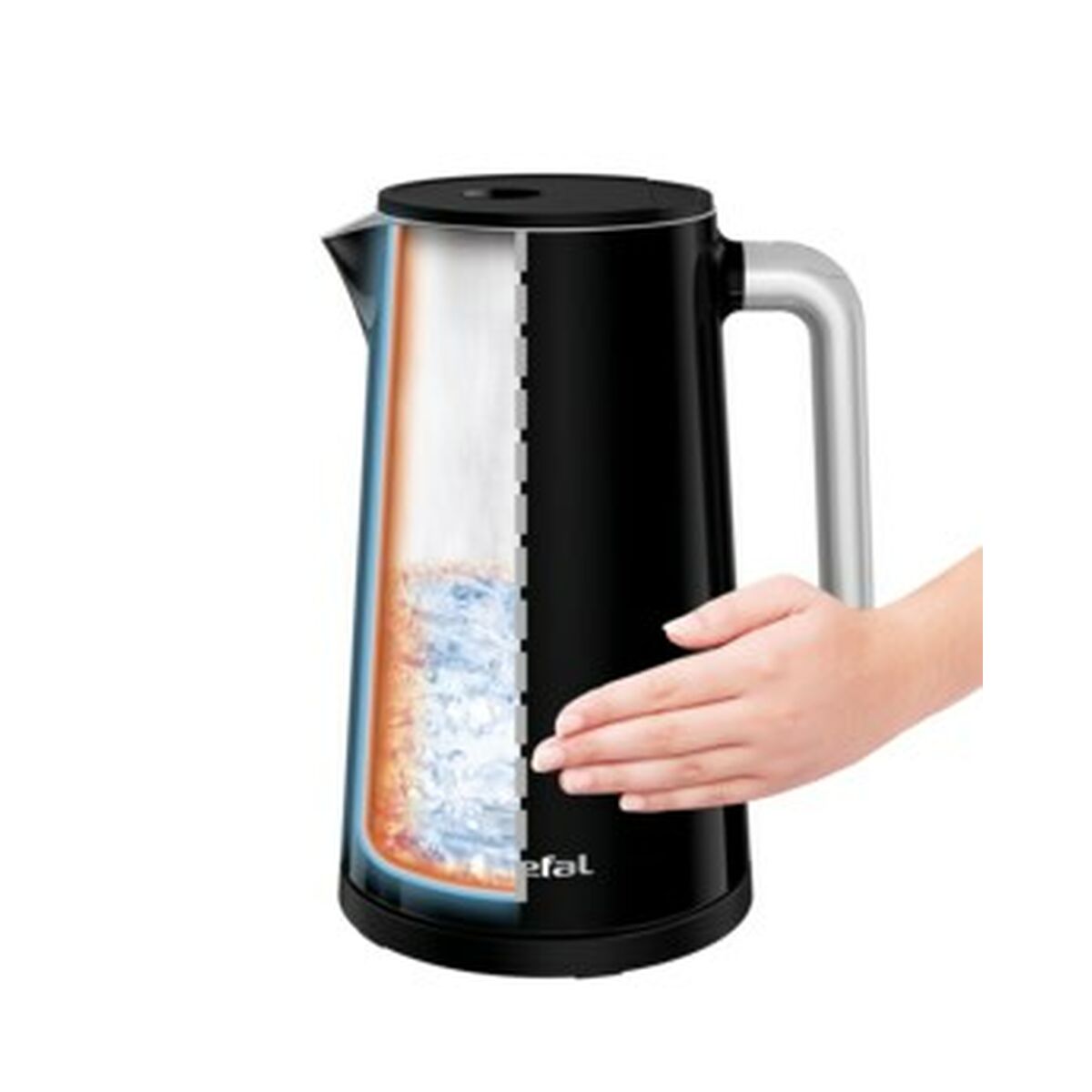 Tefal KO851 қара пластик 1800 W 1,7 L шәйнек-2