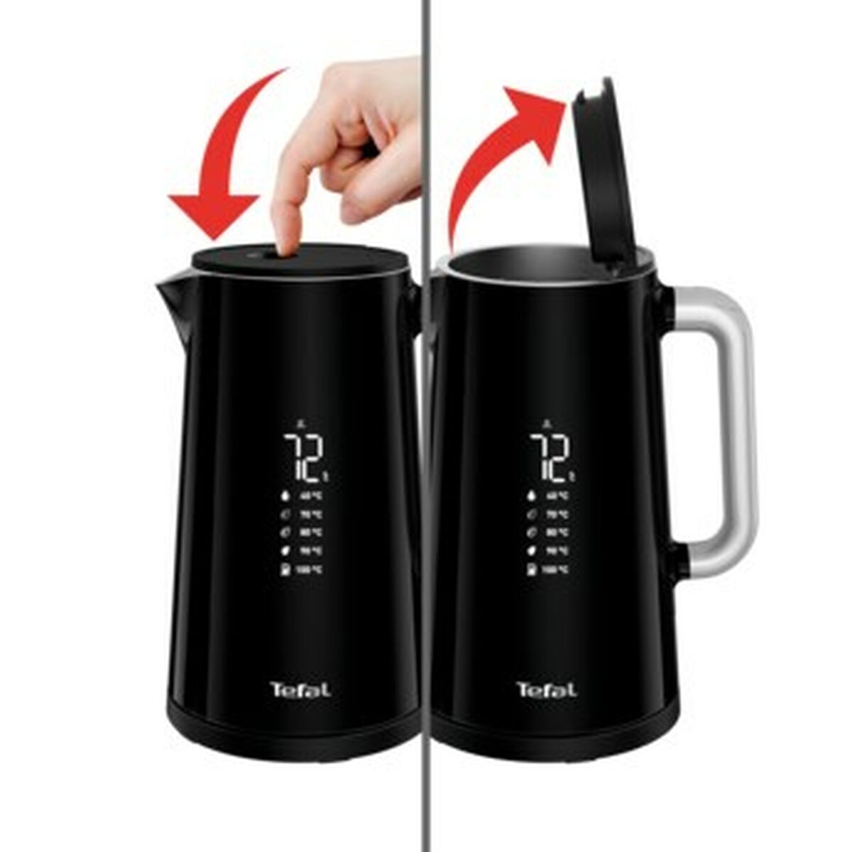 Tefal KO851 қара пластик 1800 W 1,7 L шәйнек-6