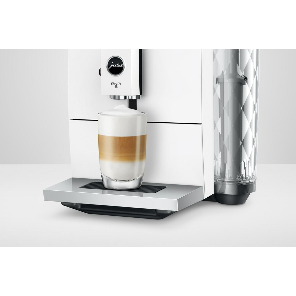 Суперавтоматическая кофеварка Jura ENA 8 Nordic White (EC) Белый да 1450 W 15 bar 1,1 L-4