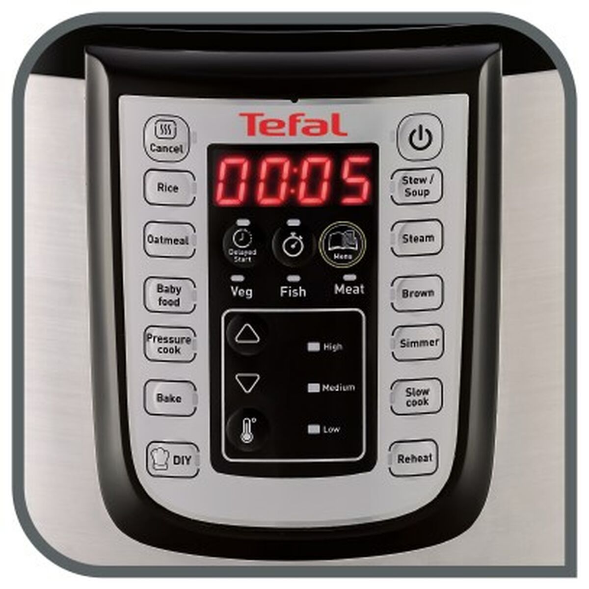 Tefal мультиваркасы CY505E10 Қара Қара/Күміс 1100 W 50 W 6 L-3