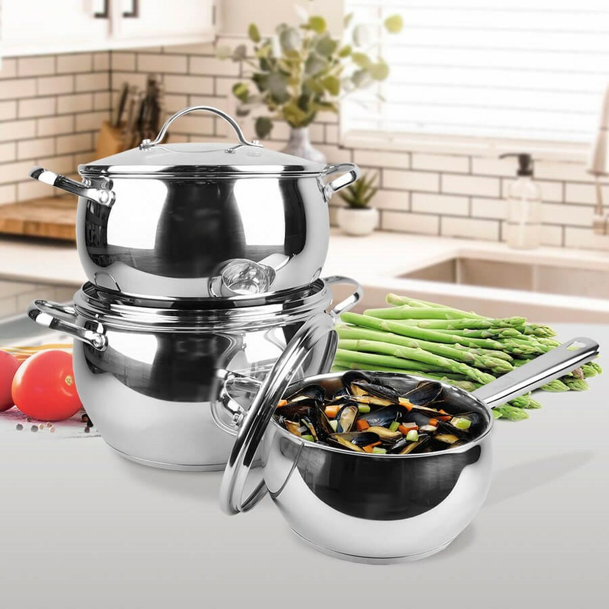 Запеканки Feel Maestro MR-3501-12 Серебристый Сталь-2