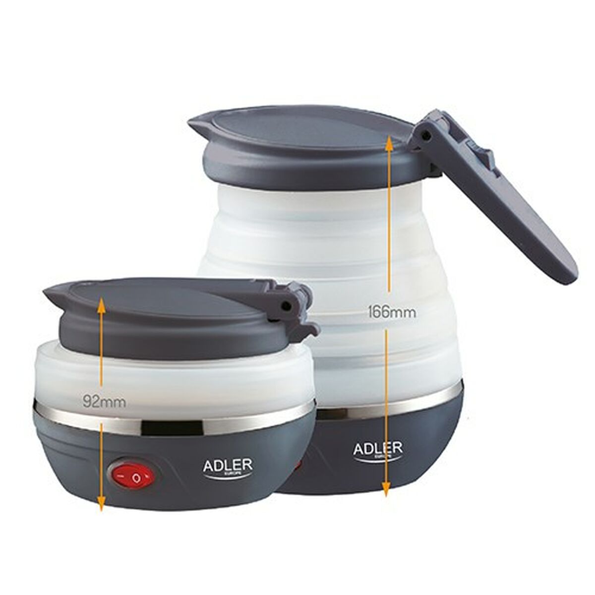 Adler AD 1279 Ақ қара пластик 750 W 0,6 L-5