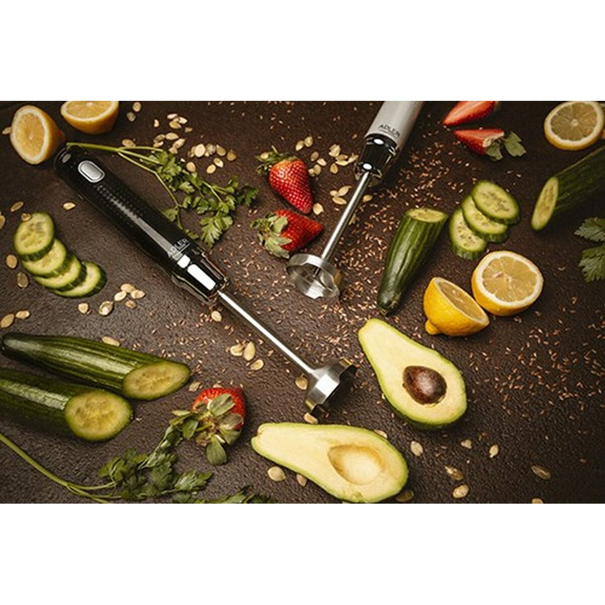 Қолмен араластырғыш Adler AD 4617 Қара түсті күміс 350 W-3