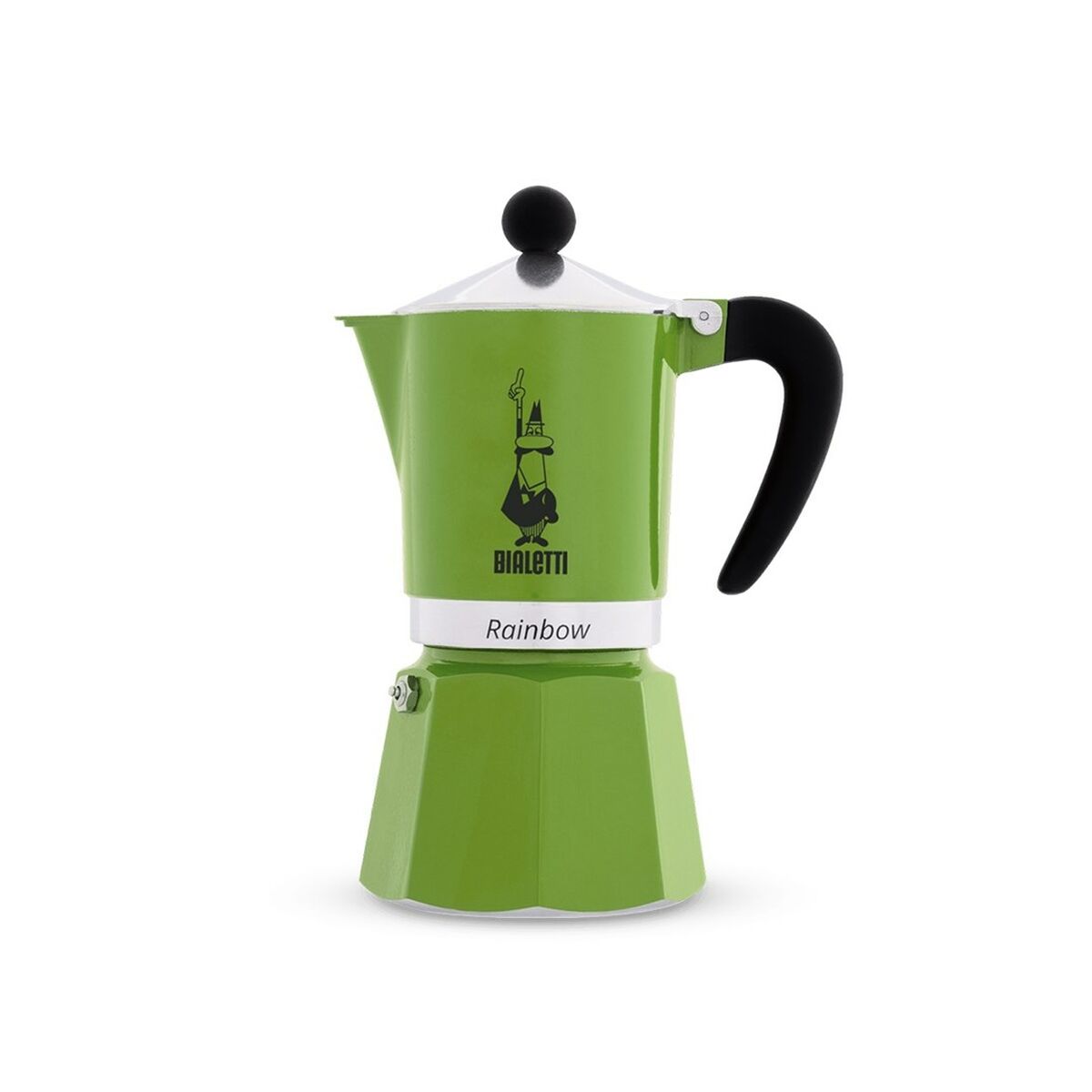 Итальяндық Кофе зауыты Bialetti Rainbow Жасыл металл Алюминий 60 мл-2