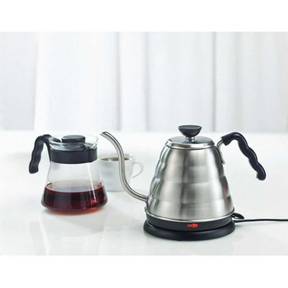 Шайнек Hario EVKB-80E-HSV1 күміс тот баспайтын болат 2400 W 900 W 0,8 L-2