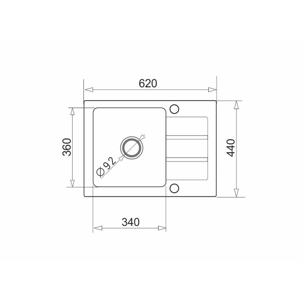 Bir lavabo ile lavabo Maidsinks Promo Bej-2