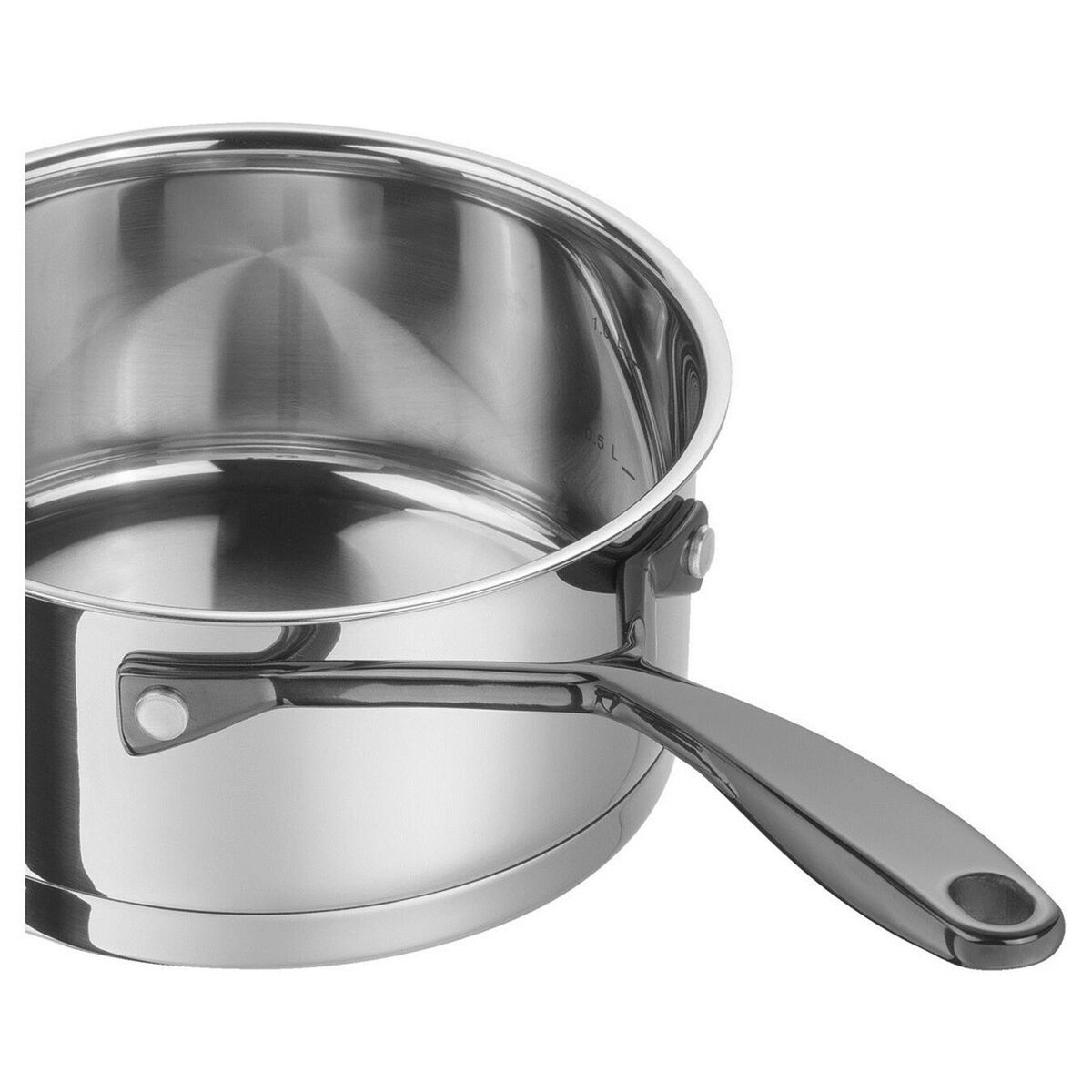 Pot with lid Zwilling 71160-005-0 Black Silver 5 Items Ø 24 cm Ø 20 cm Ø 16 cm 1.5 L 2 L 3 L 6 L 3.5 L (5 pieces)-3