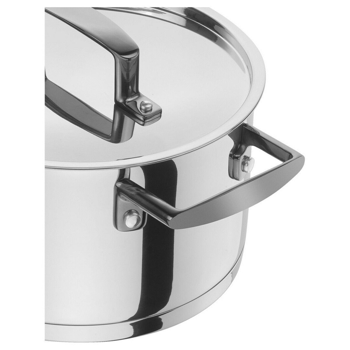 Pot with lid Zwilling 71160-005-0 Black Silver 5 Items Ø 24 cm Ø 20 cm Ø 16 cm 1.5 L 2 L 3 L 6 L 3.5 L (5 pieces)-4
