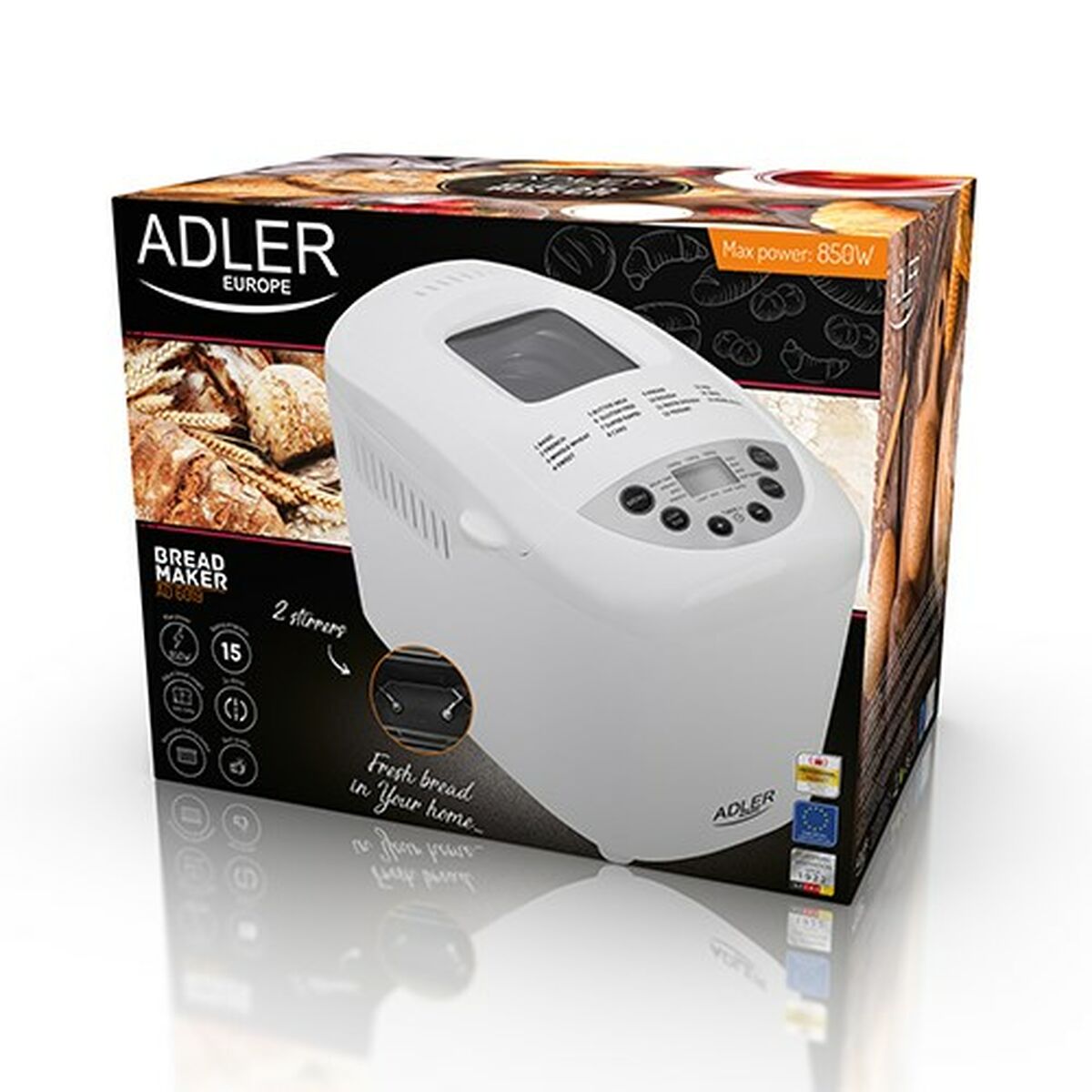 Хлебопечь Adler AD 6019 850 W-2