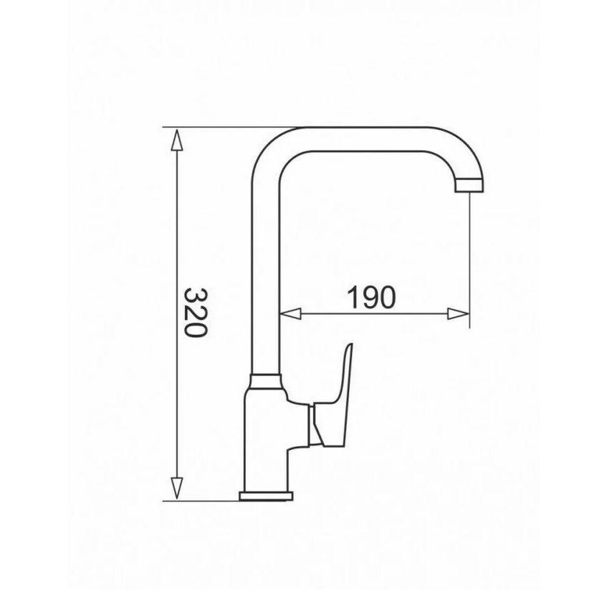 Смеситель с одной ручкой Pyramis 090929538-2