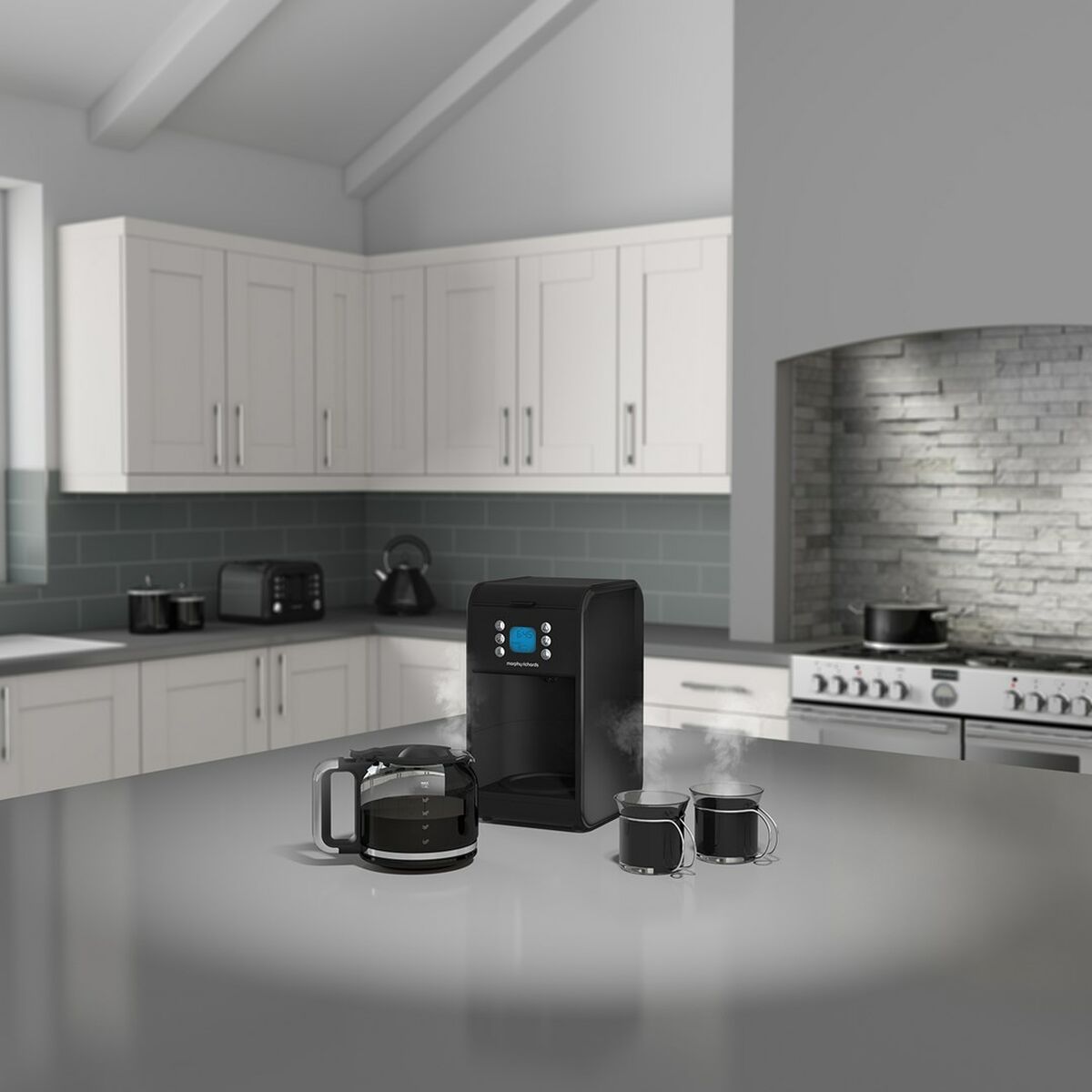 Капельная кофеварка Morphy Richards 162008 Чёрный 900 W 1,8 L-4