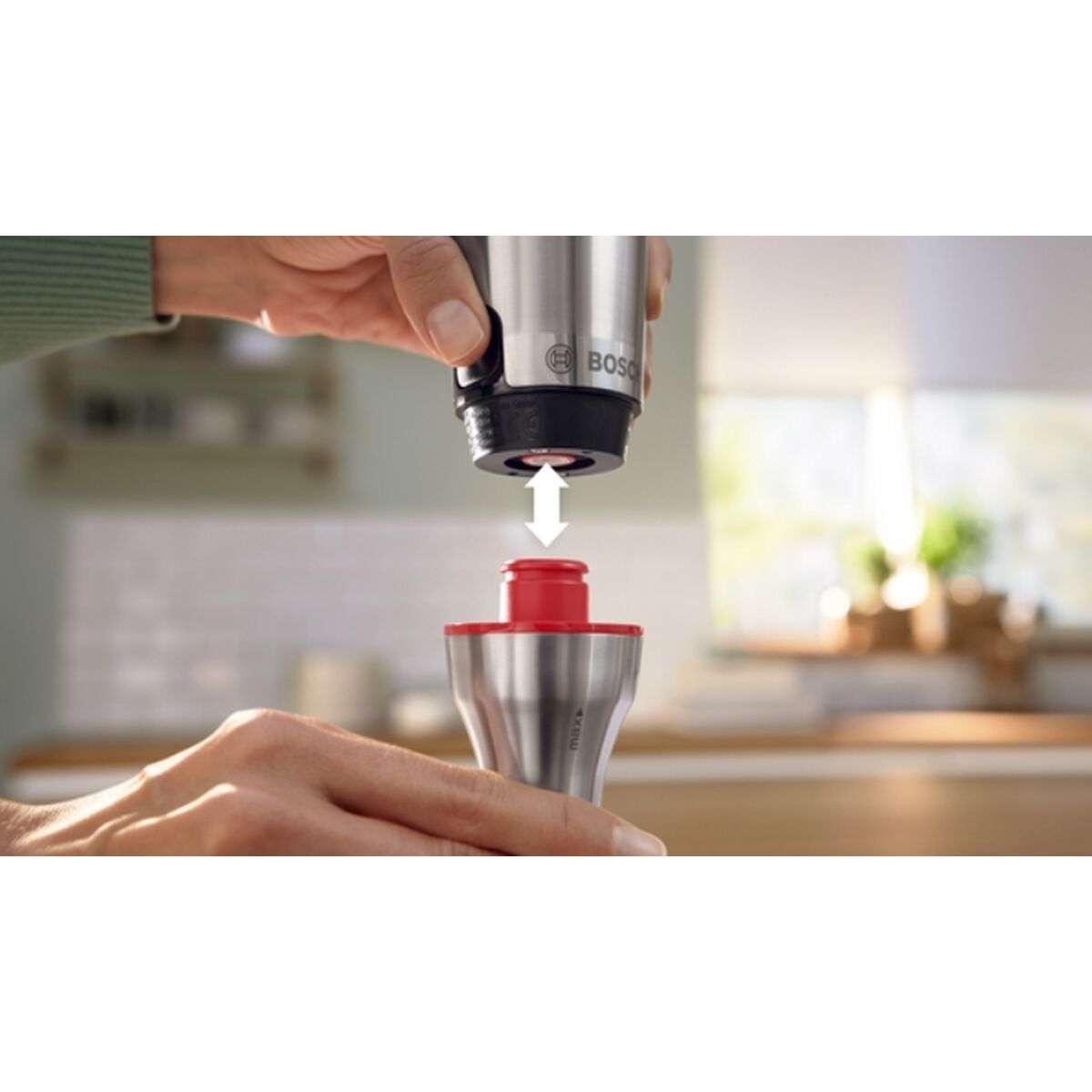 Ручной миксер BOSCH MSM6M820 Серебристый Сталь 1200 W-4