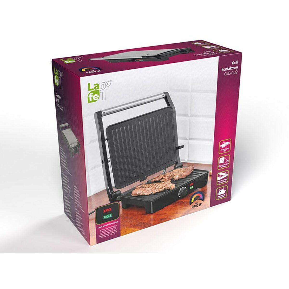 Էլեկտրական բեկ Lafe GKO-002 2000 W-3