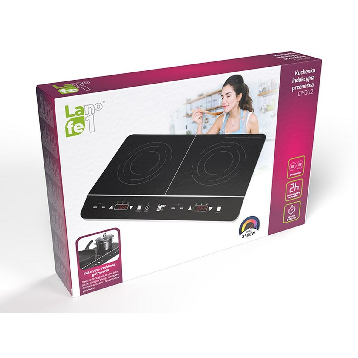 Индукционная Панель Lafe CIY002 60 cm 3500 W-5