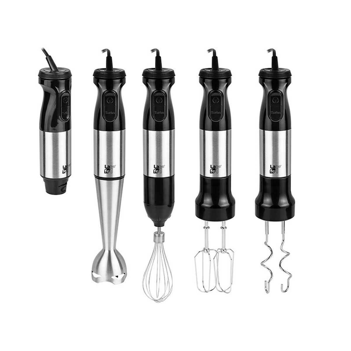 Миксер с колбой Lafe BZL001  Чёрный Серебристый 1000 W 0,5 L-4