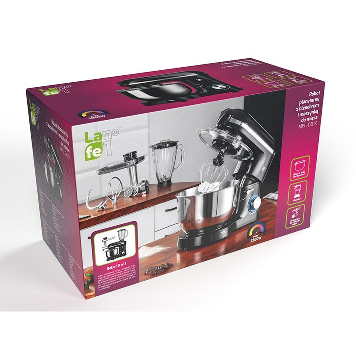 Мультиварка Lafe LAFMIX46072 Чёрный 1300 W 5 L-6
