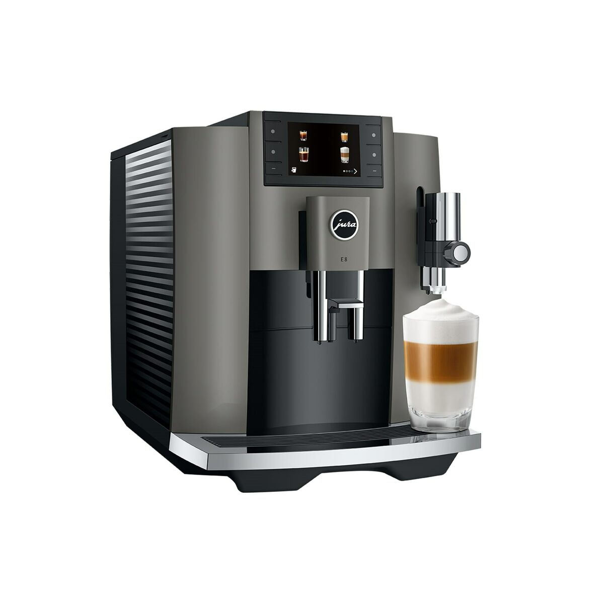 Суперавтоматическая кофеварка Jura E8 Dark Inox (EC) 1450 W 15 bar 1,9 L-2