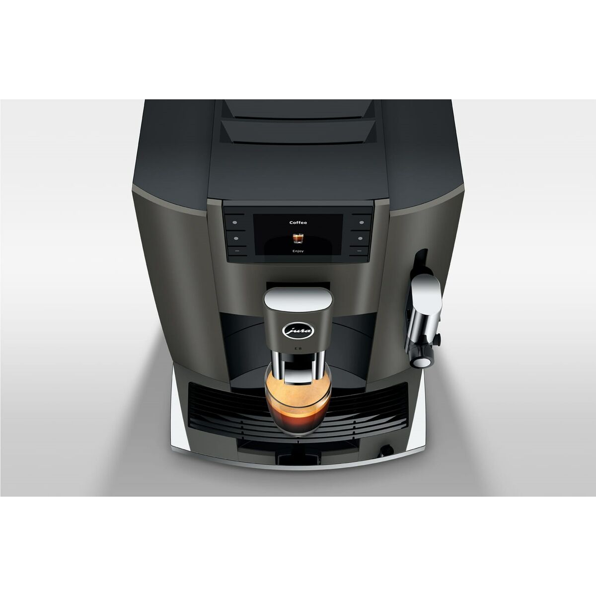 Суперавтоматическая кофеварка Jura E8 Dark Inox (EC) 1450 W 15 bar 1,9 L-5