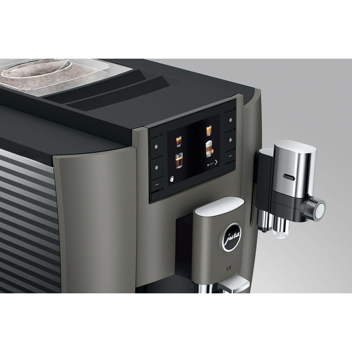 Суперавтоматическая кофеварка Jura E8 Dark Inox (EC) 1450 W 15 bar 1,9 L-7