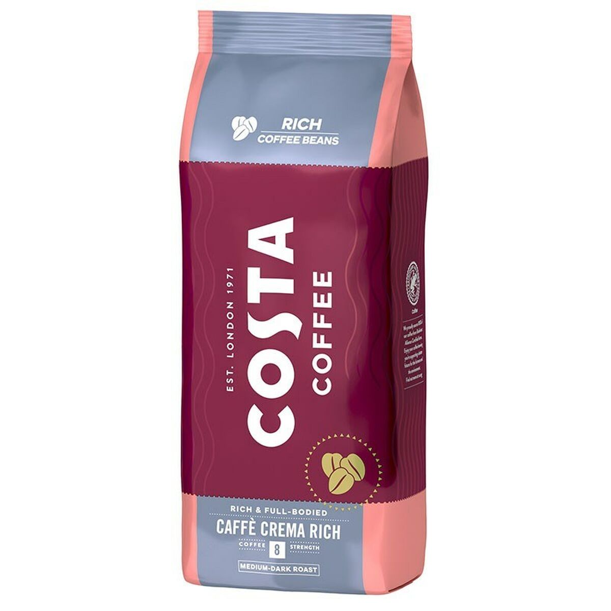 Кофе в зернах Costa Coffee Crema-2