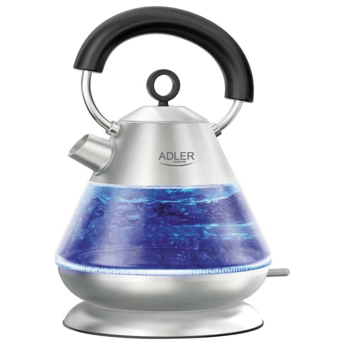 Чайник Adler AD 1282 Сталь Нержавеющая сталь 2200 W 1850 W 1,5 L-2
