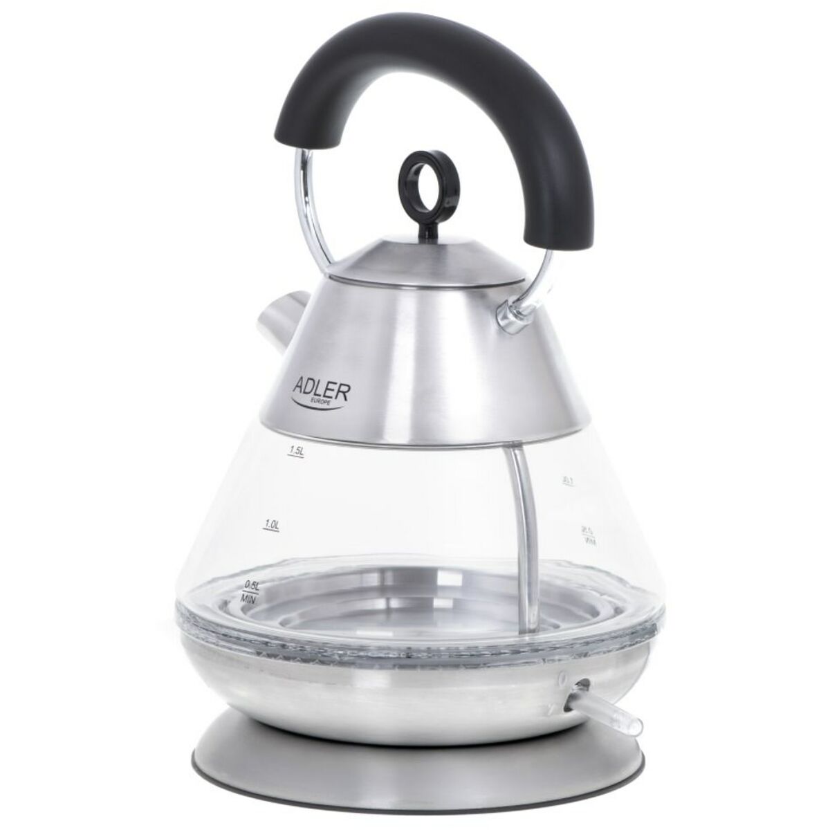 Чайник Adler AD 1282 Сталь Нержавеющая сталь 2200 W 1850 W 1,5 L-5