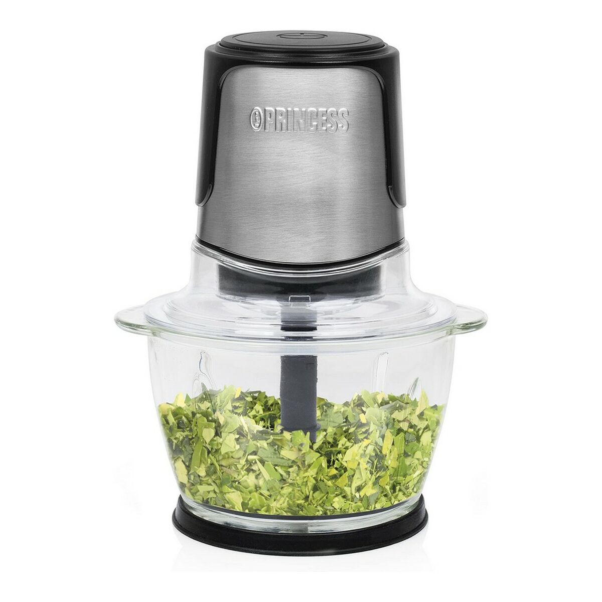 Мясорубка Princess 221051 Picadora Чёрный Cтекло Нержавеющая сталь 300 W 1 L-2