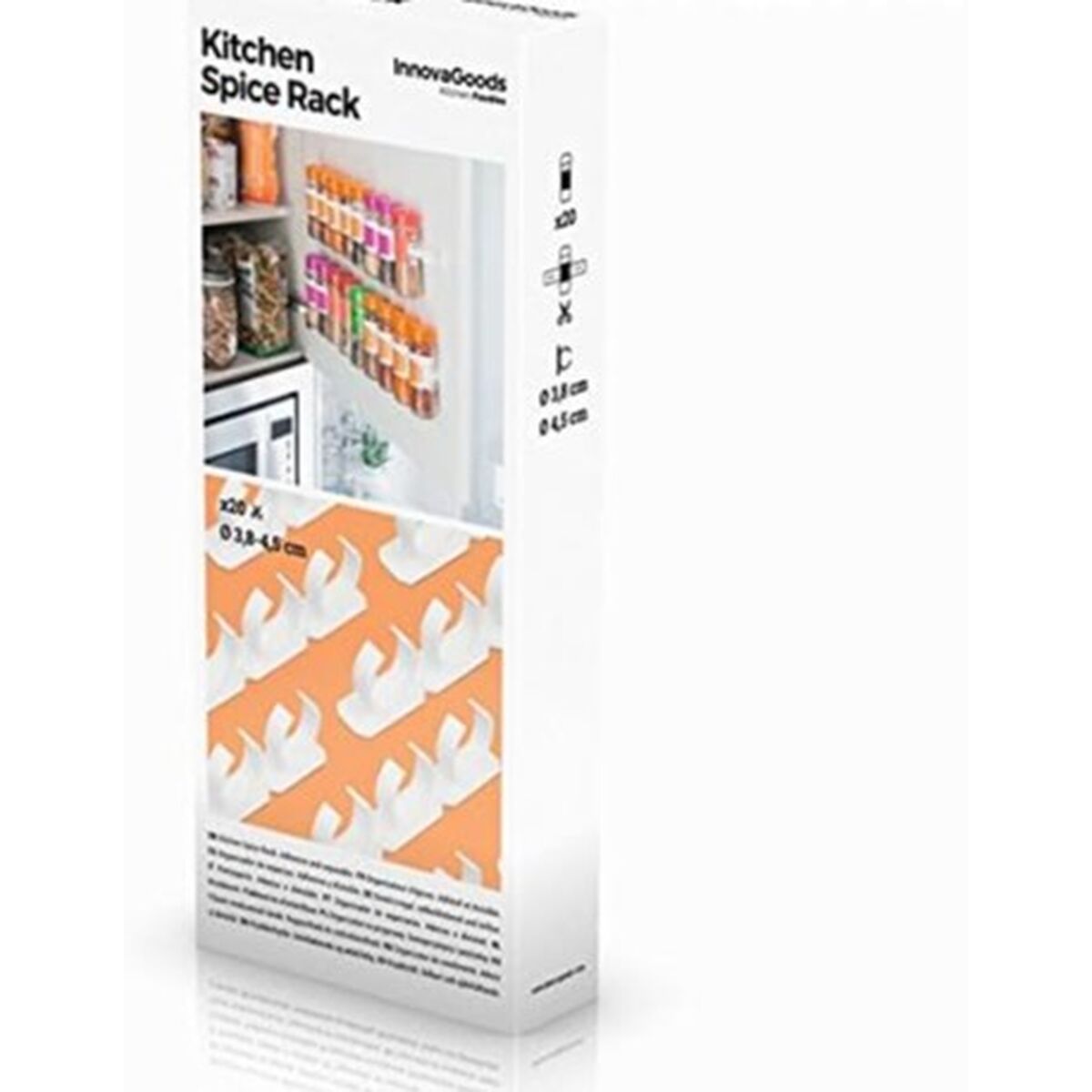 InnovaGoods spice organizer, sticky and divisible-5