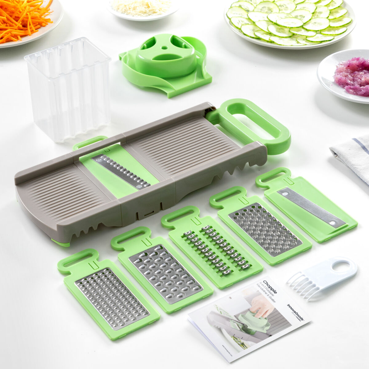 6-in-1 Choppie InnovaGoods Folding Vegetable Peeler-3