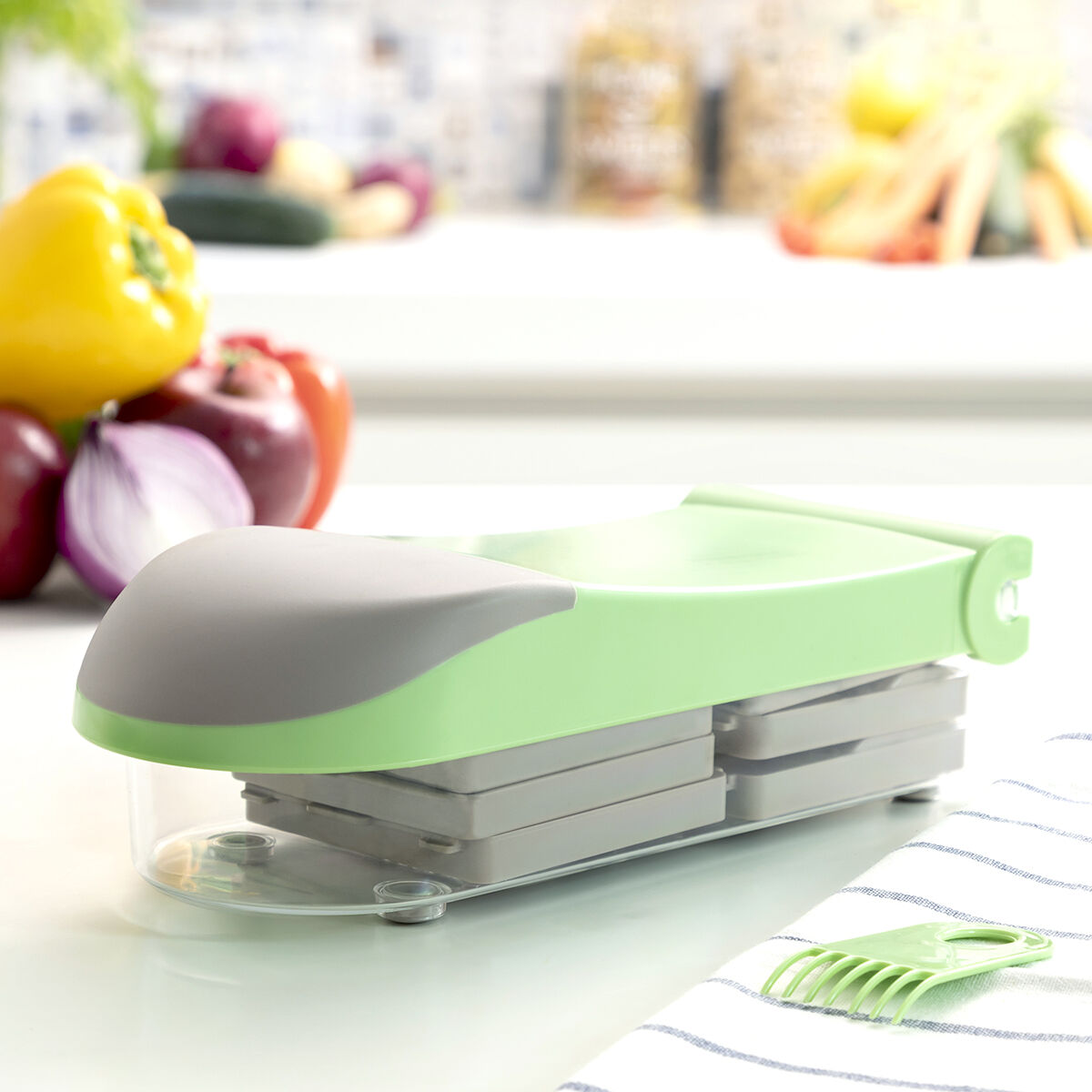 Vegetable cutter and grater with recipes and accessories 7-in-1 Choppie Expert InnovaGoods-4