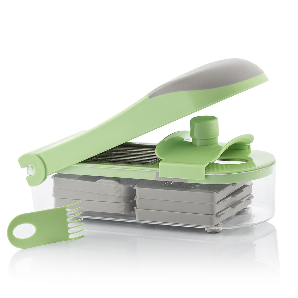 Vegetable cutter and grater with recipes and accessories 7-in-1 Choppie Expert InnovaGoods-8