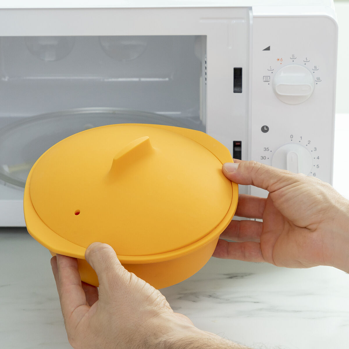 Silicone InnovaGoods multifunctional recipe steamer-5