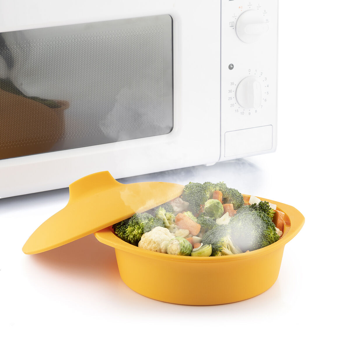 Silicone InnovaGoods multifunctional recipe steamer-7