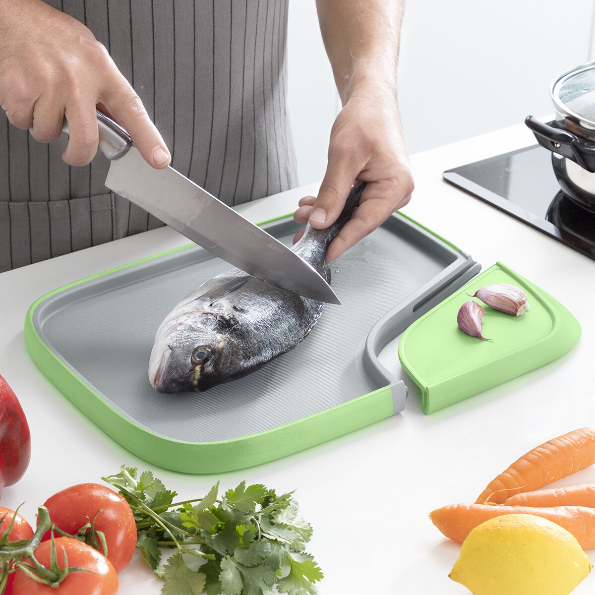 Reblok InnovaGoods multifunctional double-sided cutting board-3