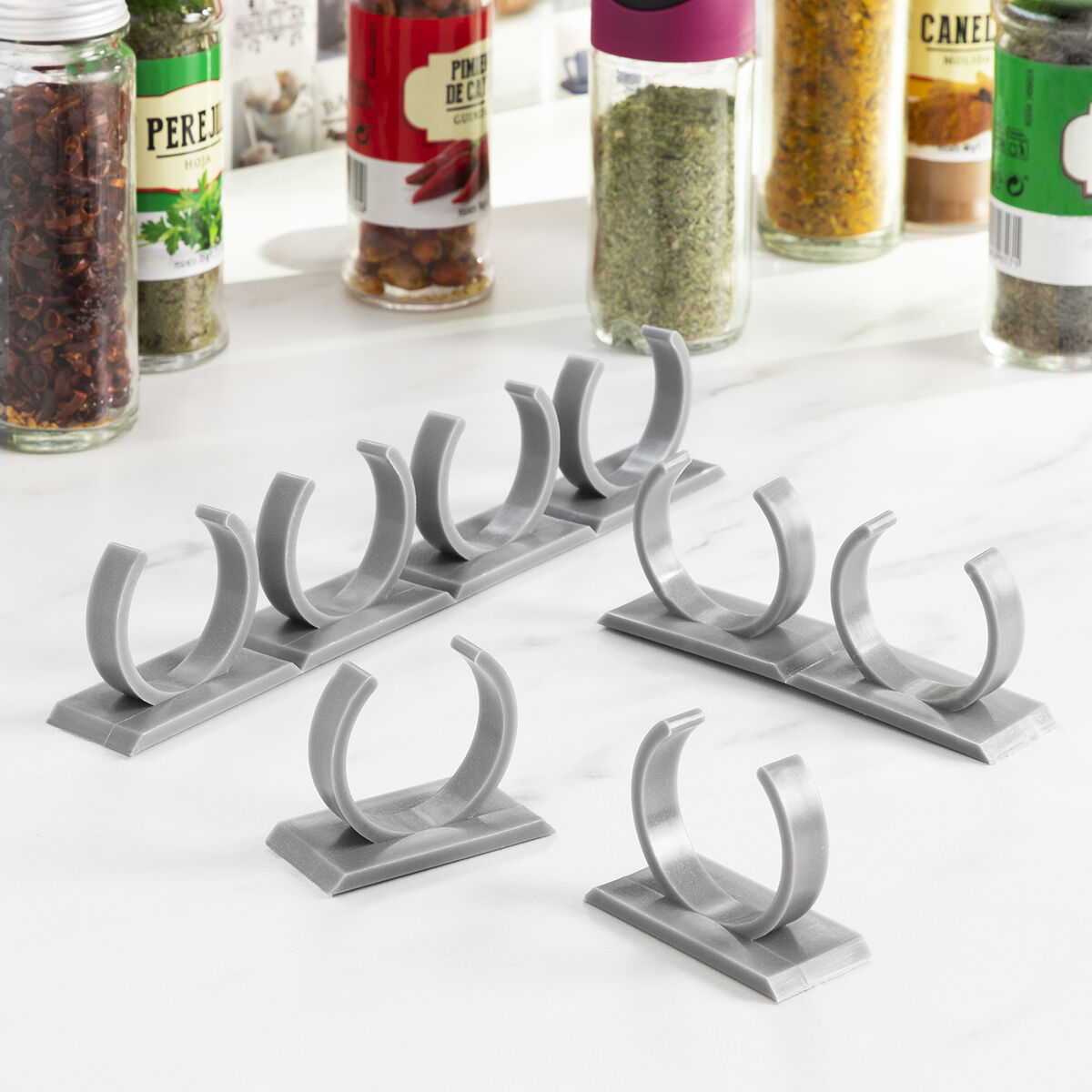 Jarlock x20 InnovaGoods spice organizer, sticky and divisible-3