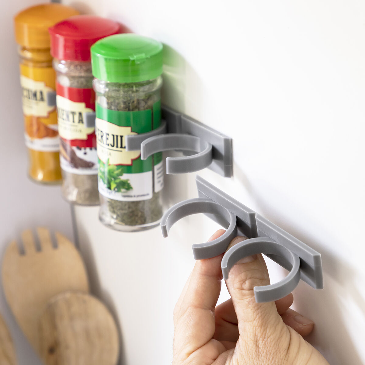 Jarlock x20 InnovaGoods spice organizer, sticky and divisible-4