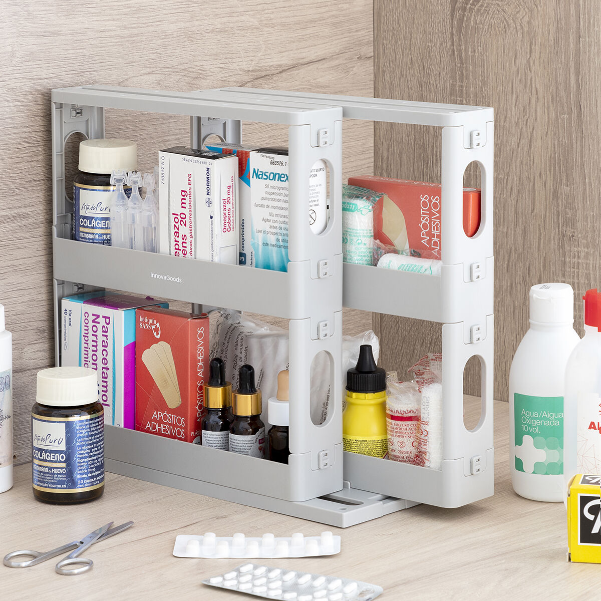 Rispick InnovaGoods Sliding and Swivel Spice Organizer-7