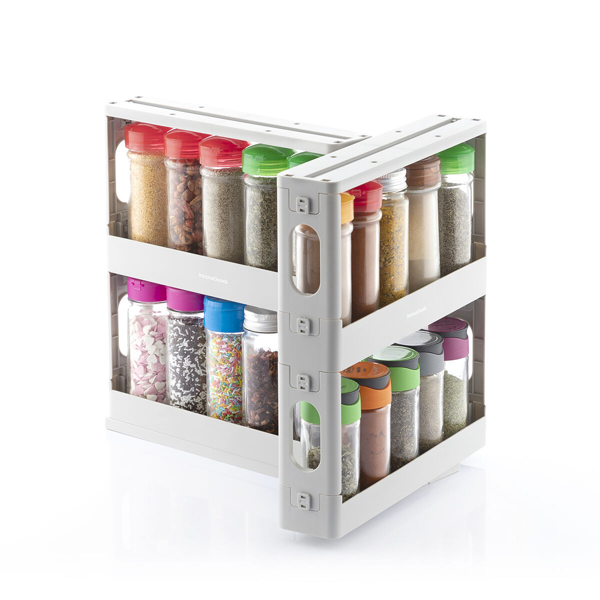 Rispick InnovaGoods Sliding and Swivel Spice Organizer-8