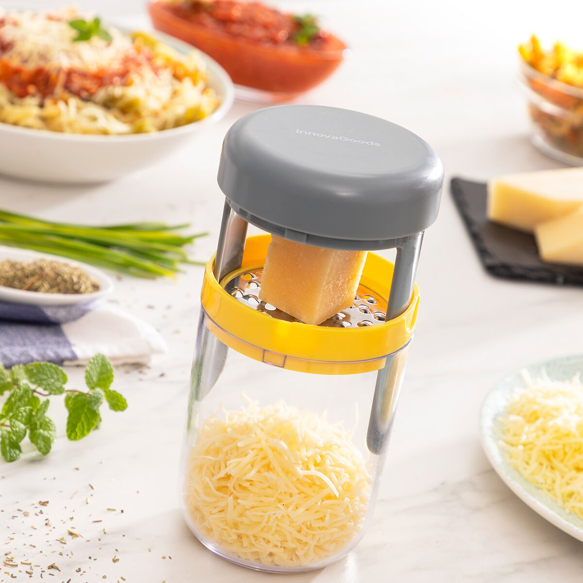 Vigizer InnovaGoods Spiral Vegetable Cutter and Grater Recipes-6