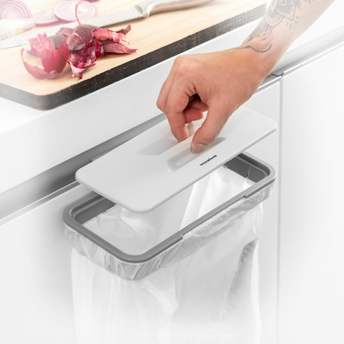 Держатель мешков для мусора с крышкой Trabbly InnovaGoods-5