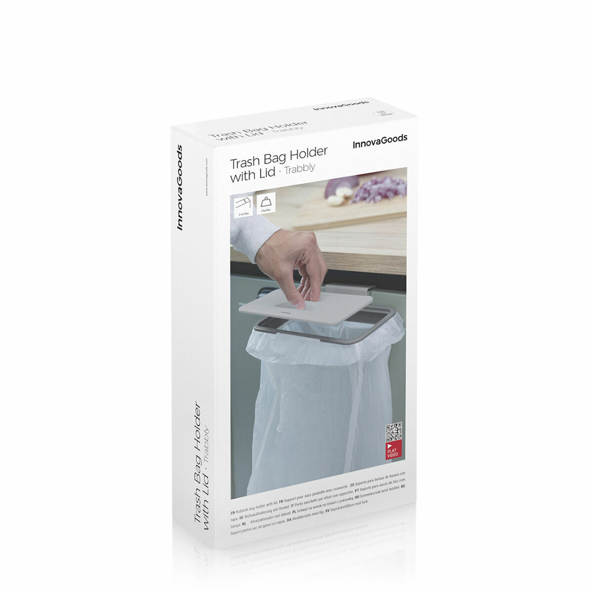 Держатель мешков для мусора с крышкой Trabbly InnovaGoods-8