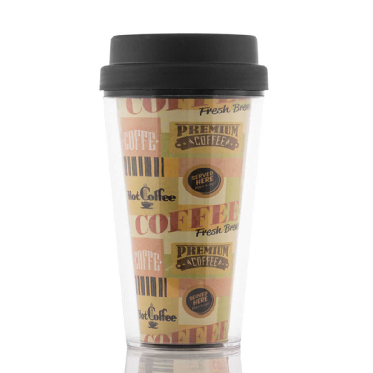 Стакан с Крышкой и Двойными Стенками Coffee-3