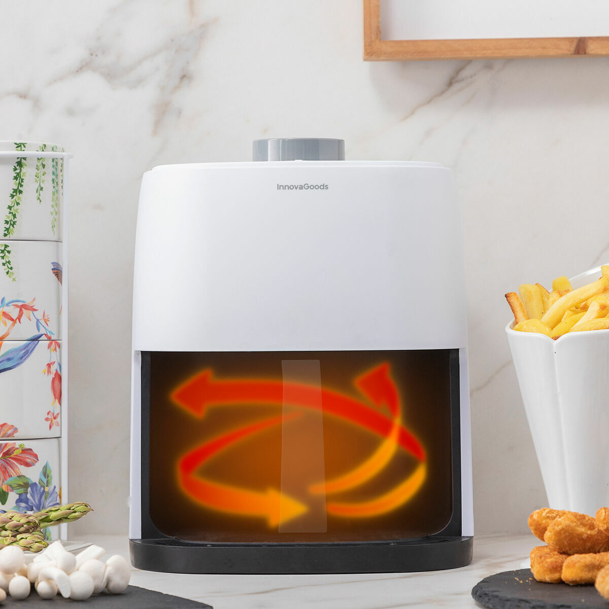 Аэрофритюрница InnovaGoods Белый 1200 W 2 L (Пересмотрено B)-2