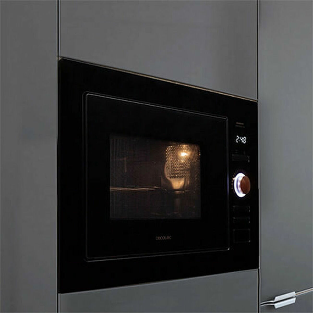 Встраиваемая микроволновая печь Cecotec Черный/Розовый 900 W 25 L (Пересмотрено A)-2