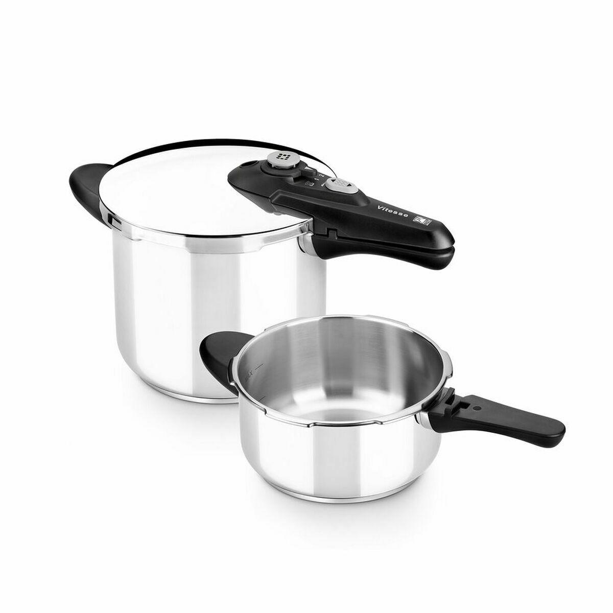 Pressure cooker BRA Stainless steel 4 L Ø 22 cm (Revised A)-2