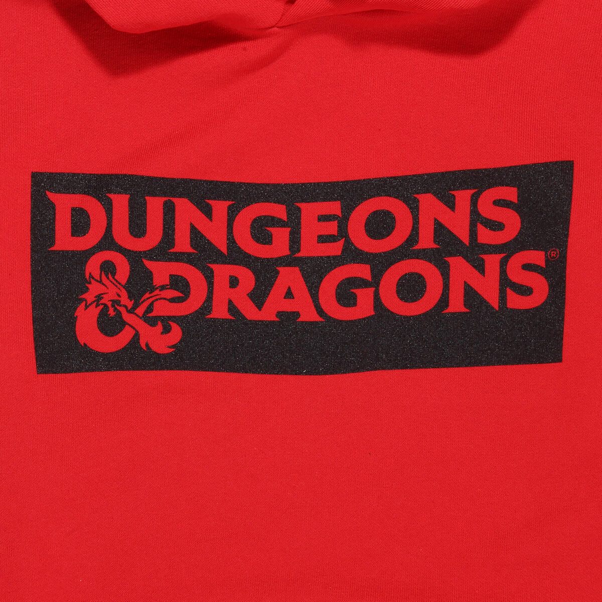 Толстовка с капюшоном унисекс Dungeons & Dragons Logo Красный-3