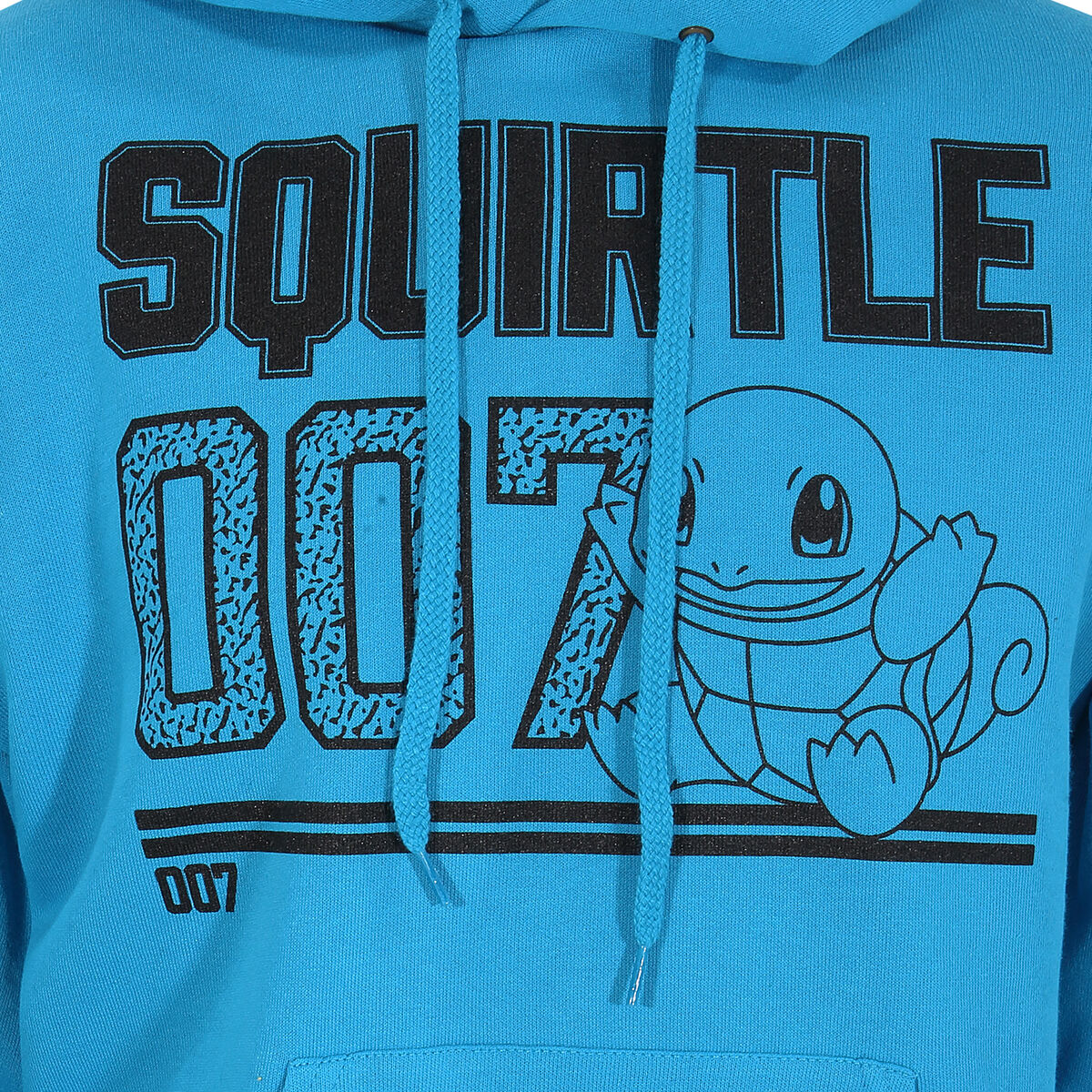 Толстовка с капюшоном унисекс Pokémon Squirtle Line Art Синий-2
