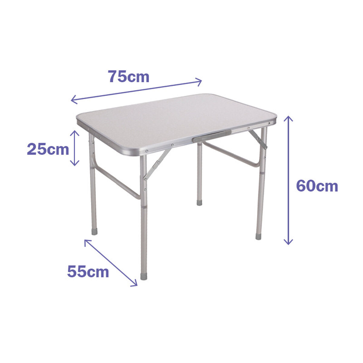 Складной стол Marbueno 75 x 25/60 x 55 cm-4