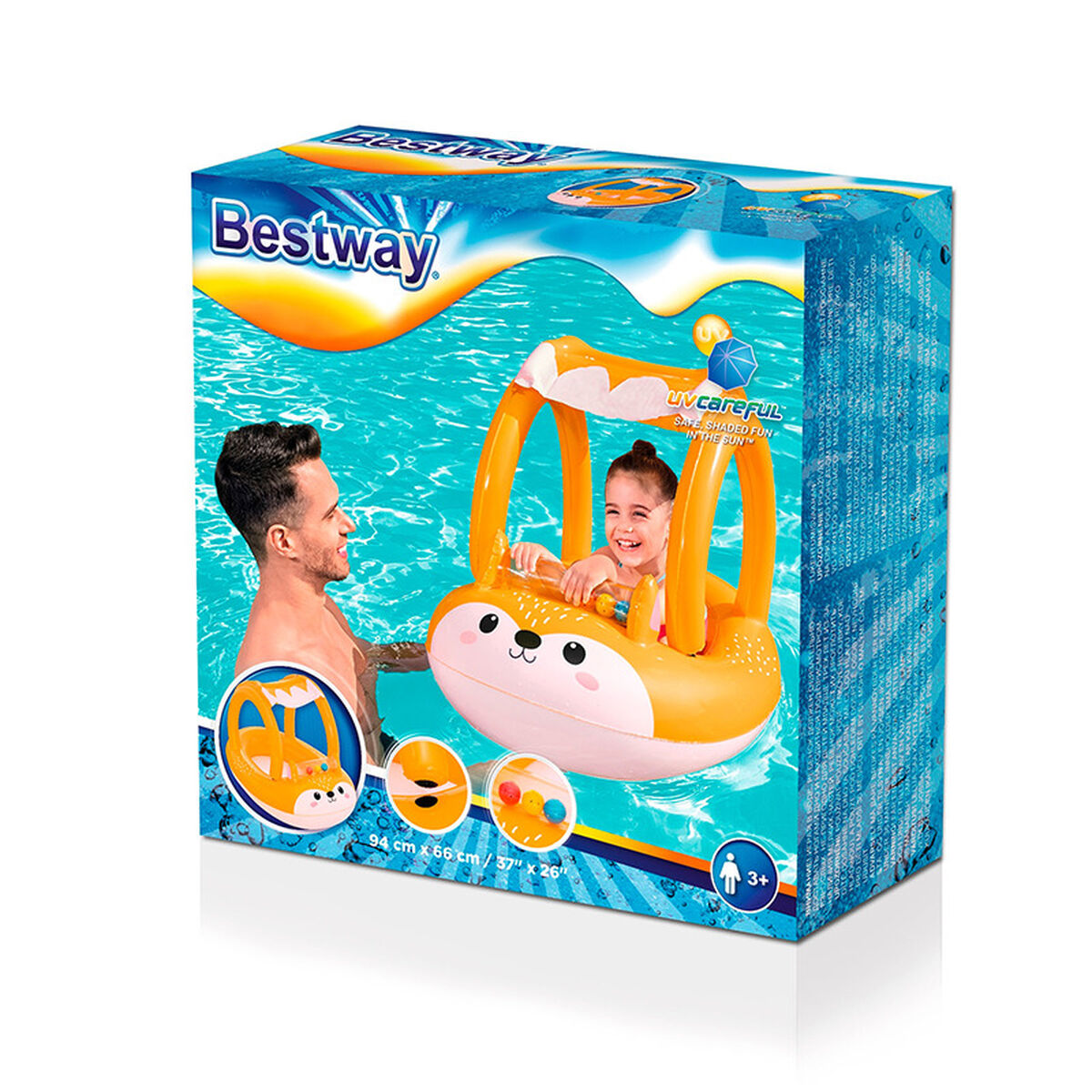 Надувная лодка Bestway Лиса 94 x 66 cm (1 штук)-2